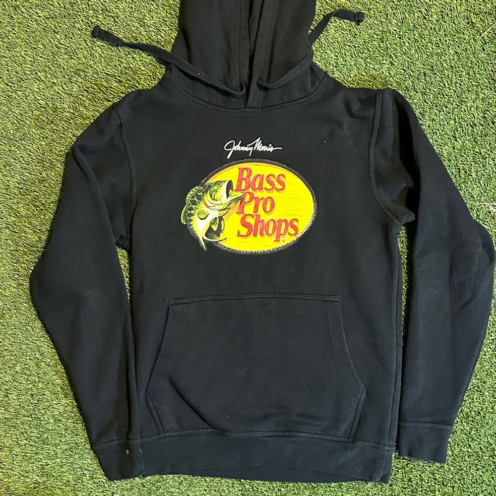 Bass Pro Shops Black Hoodie with Logo